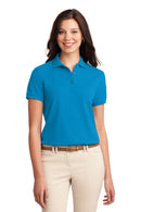 Port Authority ®  Women's Silk Touch Polo.  L500 - Turquoise