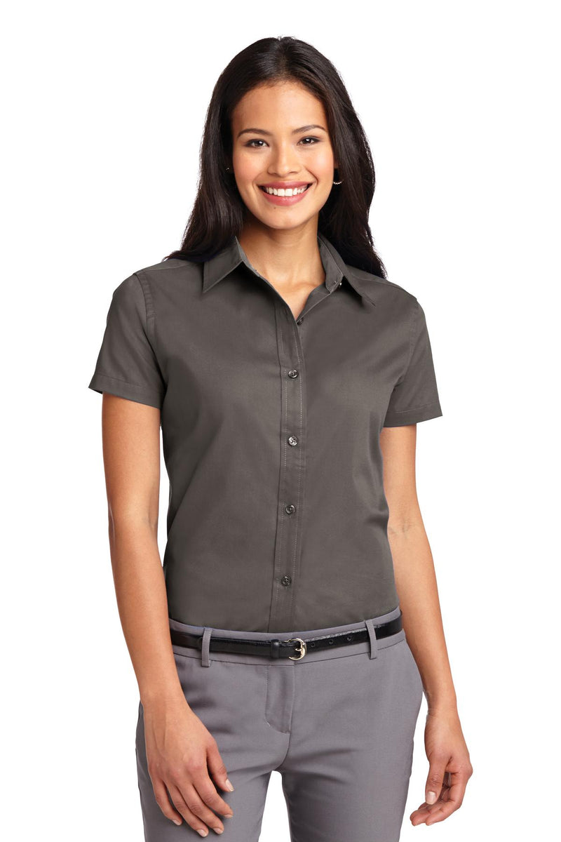 Port Authority ®  Women's Short Sleeve Easy Care  Shirt.  L508 - Bark