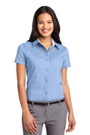 Port Authority ®  Women's Short Sleeve Easy Care  Shirt.  L508 - Light Blue/ Light Stone