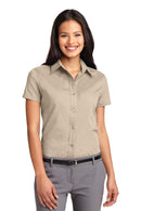 Port Authority ®  Women's Short Sleeve Easy Care  Shirt.  L508 - Stone