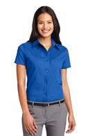Port Authority ®  Women's Short Sleeve Easy Care  Shirt.  L508 - Strong Blue