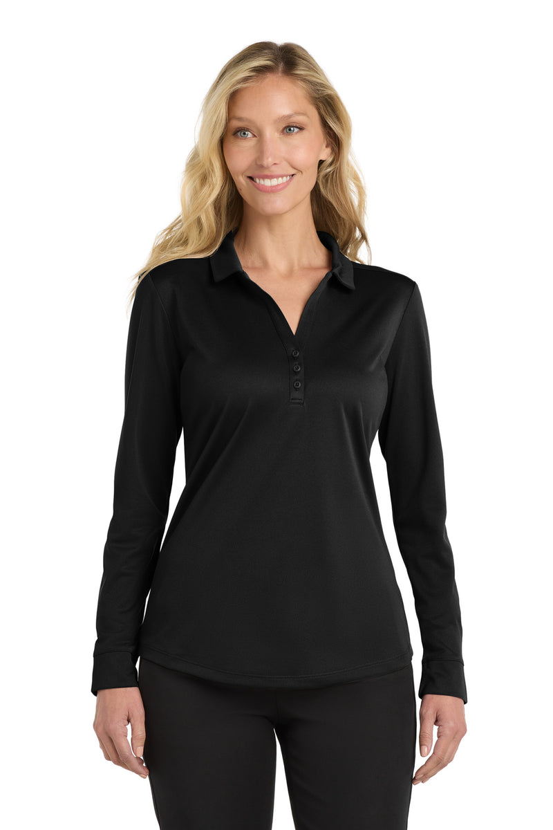Port Authority  ®  Women's Silk Touch     Performance Long Sleeve Polo. L540LS