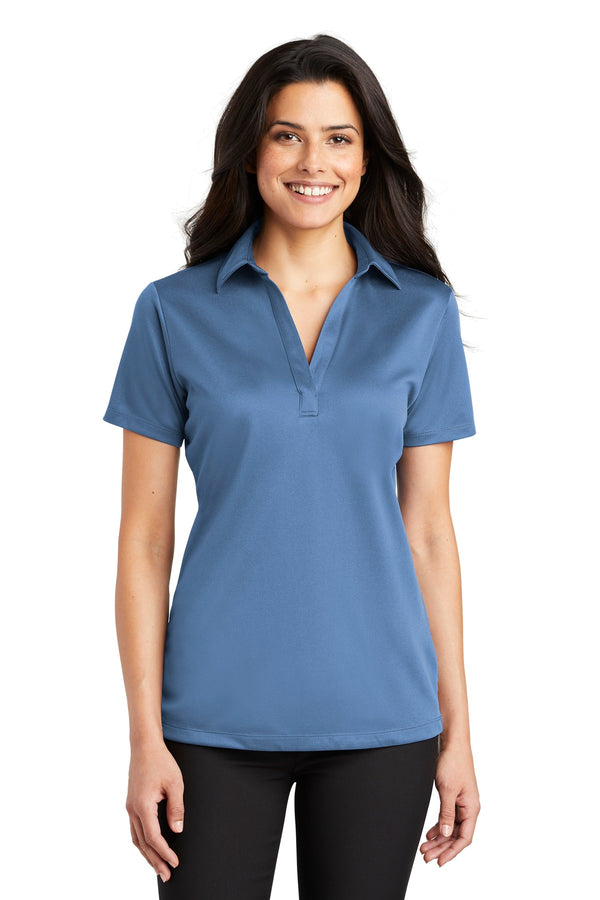 Port Authority ®  Women's Silk Touch Performance Polo. L540 - Carolina Blue