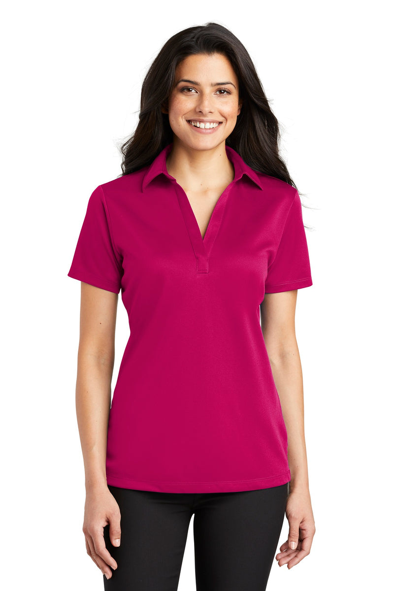 Port Authority ®  Women's Silk Touch Performance Polo. L540 - Pink Raspberry