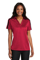 Port Authority ®  Women's Silk Touch Performance Colorblock Stripe Polo. L547