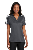 Port Authority ®  Women's Silk Touch Performance Colorblock Stripe Polo. L547