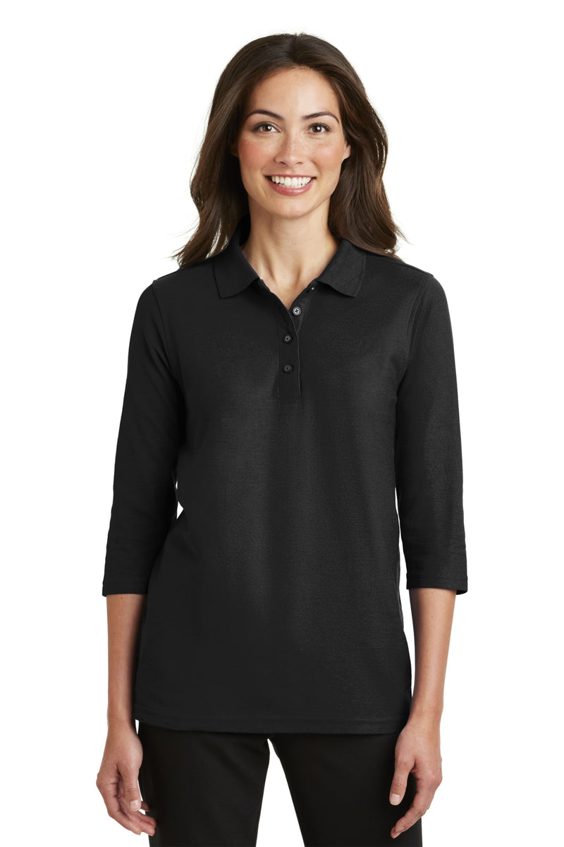 Port Authority ®  Women's Silk Touch 3/4-Sleeve Polo. L562