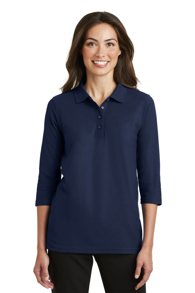 Port Authority ®  Women's Silk Touch 3/4-Sleeve Polo. L562