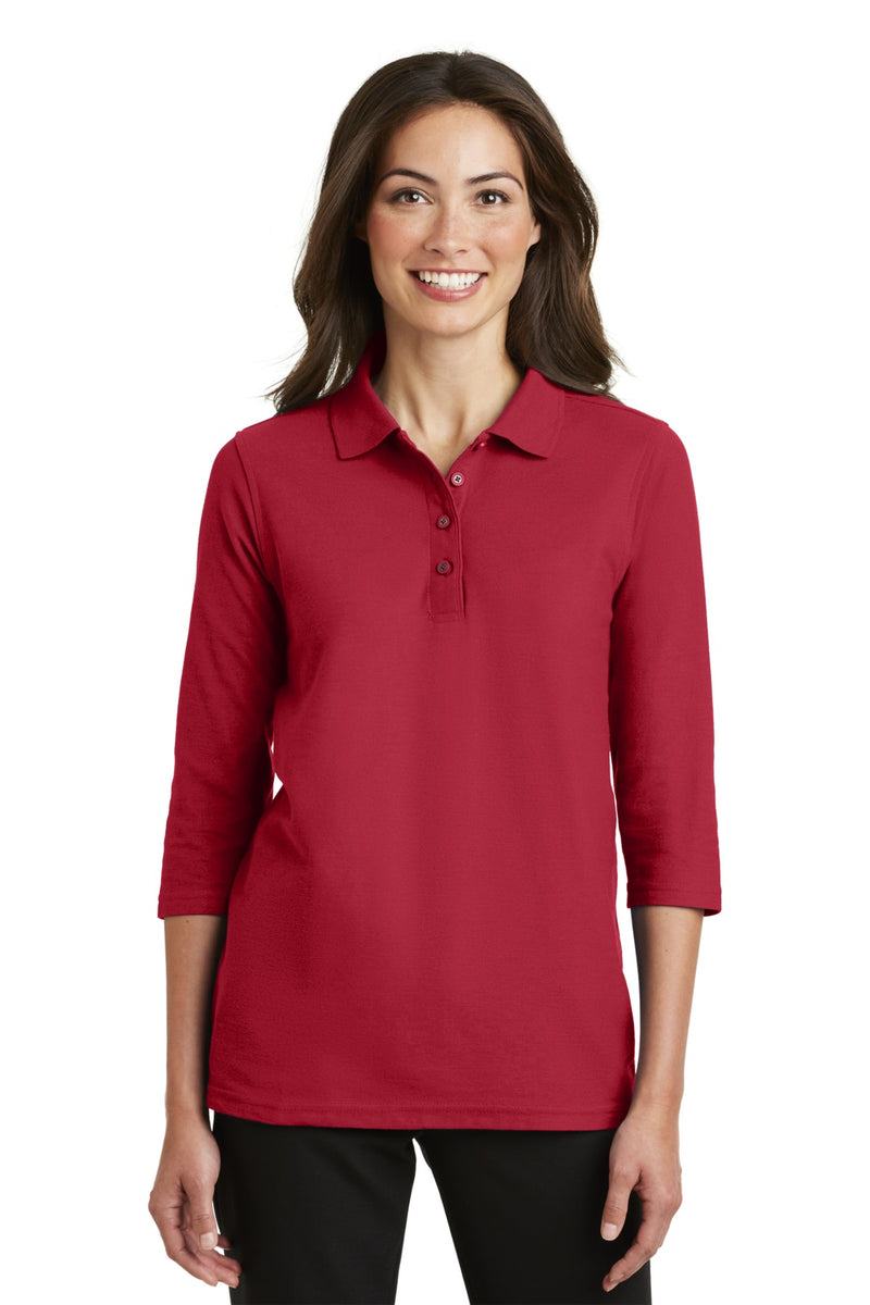 Port Authority ®  Women's Silk Touch 3/4-Sleeve Polo. L562