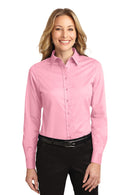 Port Authority ®  Women's Long Sleeve Easy Care Shirt.  L608 - Light Pink