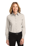 Port Authority ®  Women's Long Sleeve Easy Care Shirt.  L608 - Light Stone/ Classic Navy