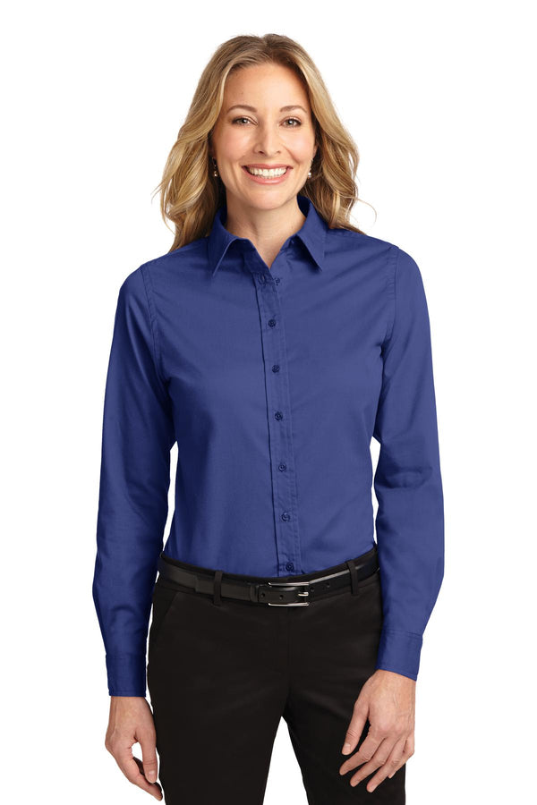 Port Authority ®  Women's Long Sleeve Easy Care Shirt.  L608 - Mediterranean Blue