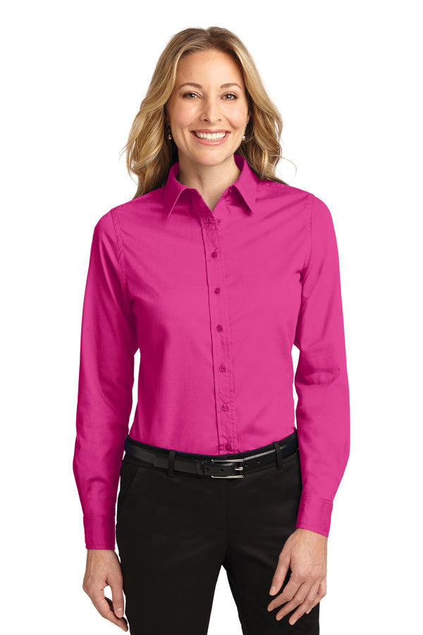 Port Authority ®  Women's Long Sleeve Easy Care Shirt.  L608 - Tropical Pink