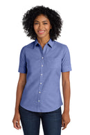 Port Authority ®  Women's Short Sleeve SuperPro   Oxford Shirt. L659