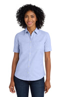 Port Authority ®  Women's Short Sleeve SuperPro   Oxford Shirt. L659