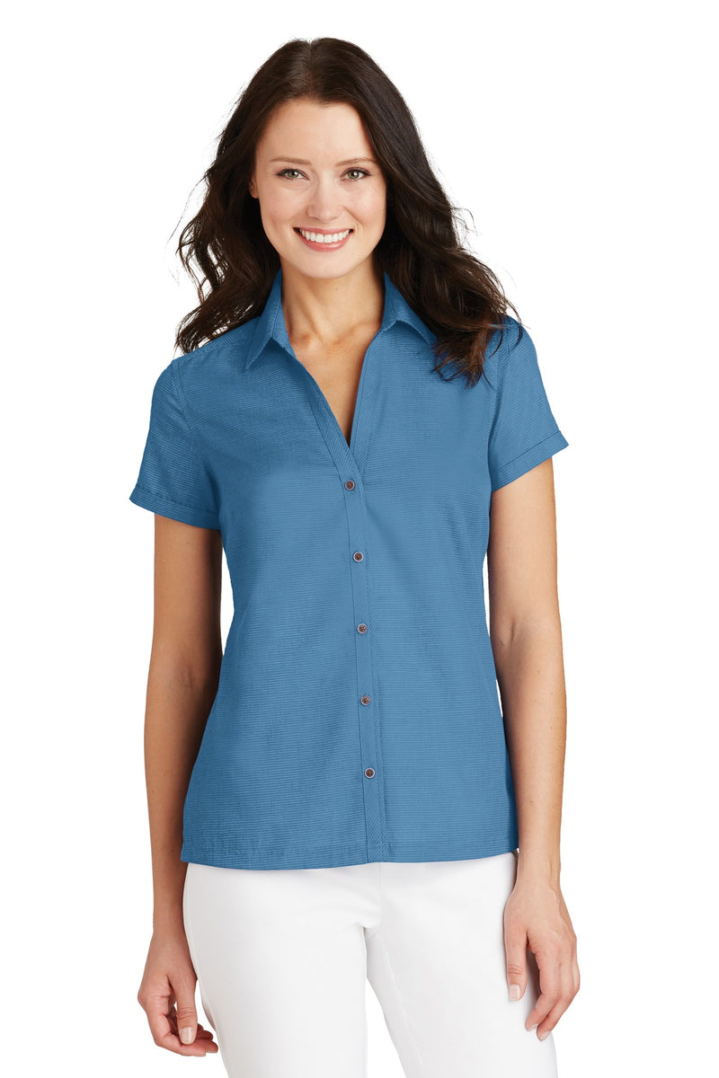 Port Authority ®  Ladies Textured Camp Shirt. L662