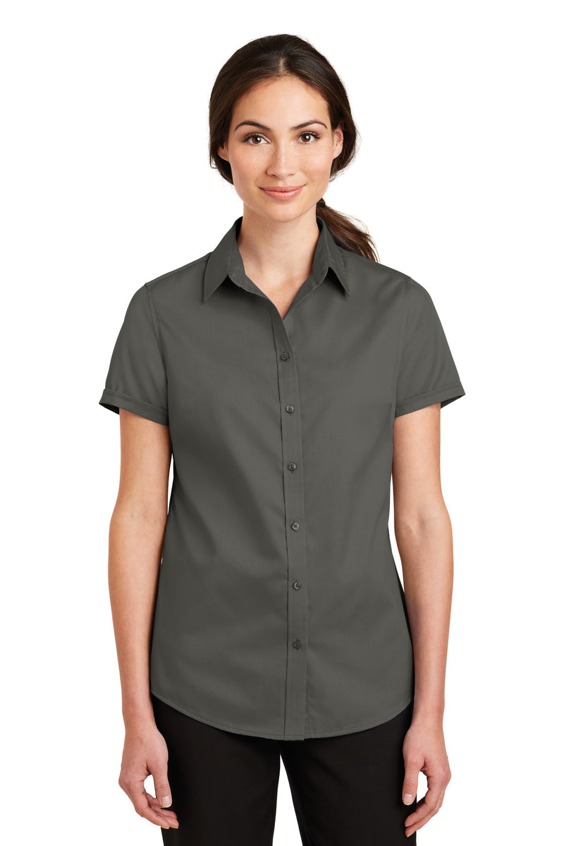 Port Authority ®  Women's Short Sleeve SuperPro   Twill Shirt. L664