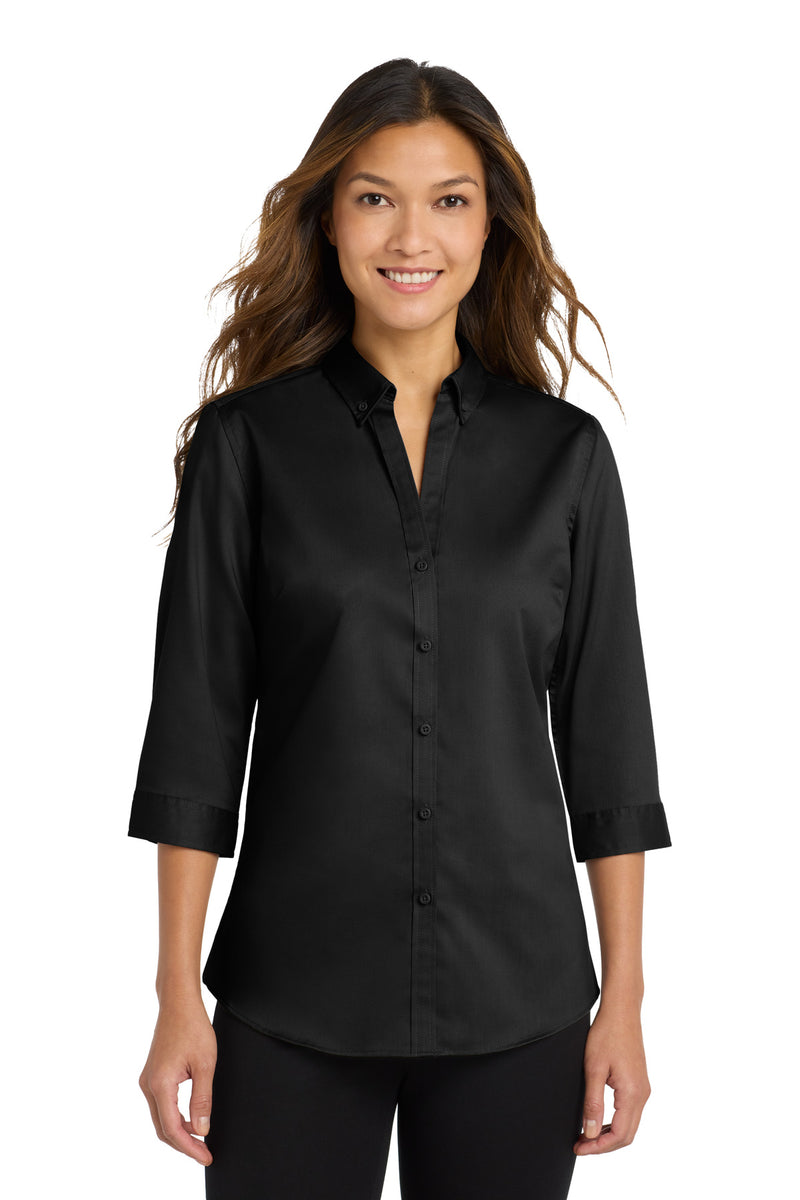 Port Authority ®  Women's 3/4-Sleeve SuperPro   Twill Shirt. L665