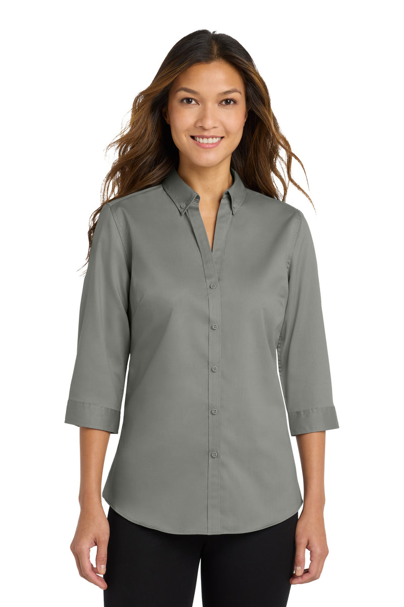 Port Authority ®  Women's 3/4-Sleeve SuperPro   Twill Shirt. L665