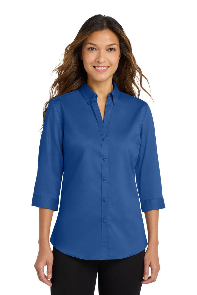 Port Authority ®  Women's 3/4-Sleeve SuperPro   Twill Shirt. L665
