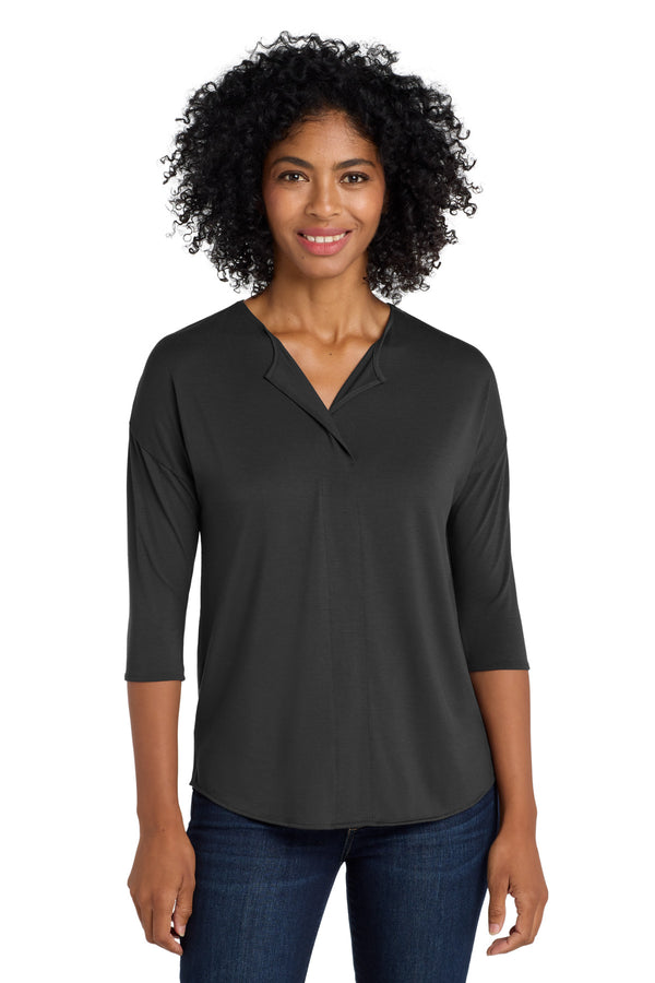 Port Authority ®  Women's Concept 3/4-Sleeve Soft Split Neck Top. LK5433