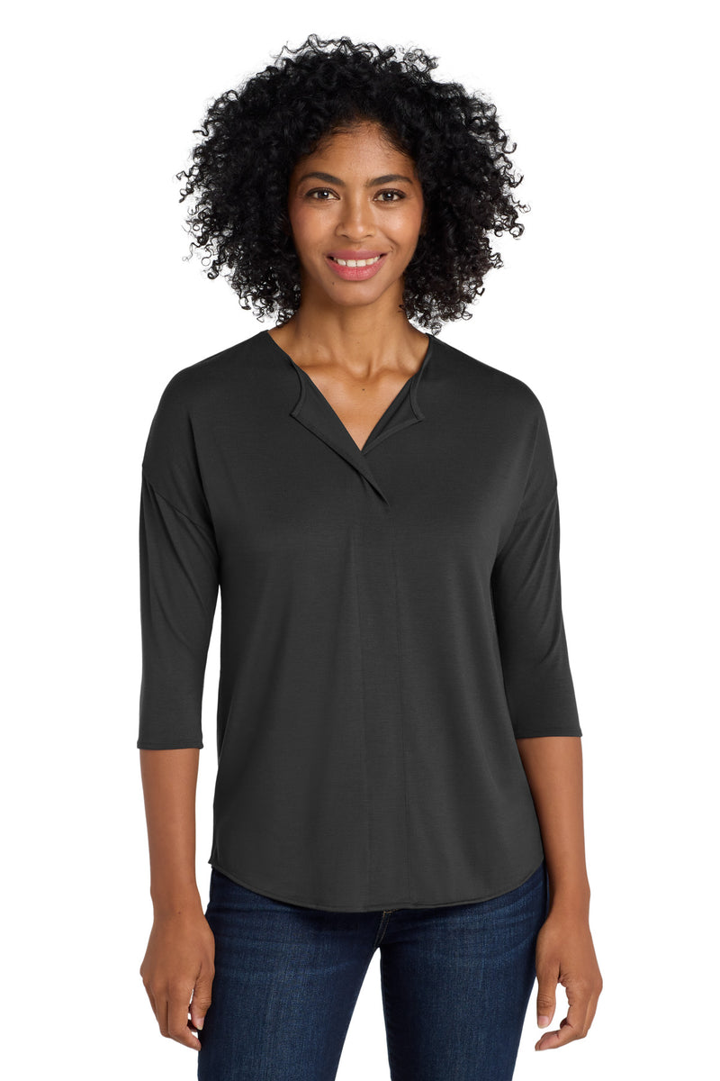 Port Authority ®  Women's Concept 3/4-Sleeve Soft Split Neck Top. LK5433