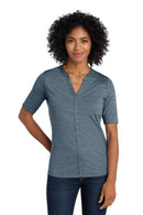 Port Authority  ®  Women's Stretch Heather Open Neck Top  LK583