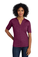 Port Authority  ®  Women's Stretch Heather Open Neck Top  LK583