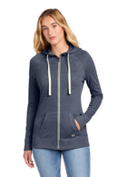 New Era Women's Sueded Cotton Blend Full-Zip Hoodie. LNEA122. Live Chat for Bulk Discounts