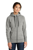 New Era  Women's French Terry Full-Zip Hoodie. LNEA502. Live Chat for Bulk Discounts