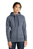 New Era  Women's French Terry Full-Zip Hoodie. LNEA502. Live Chat for Bulk Discounts