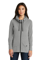 New Era  Women's Tri-Blend Fleece Full-Zip Hoodie. LNEA511. Live Chat for Bulk Discounts