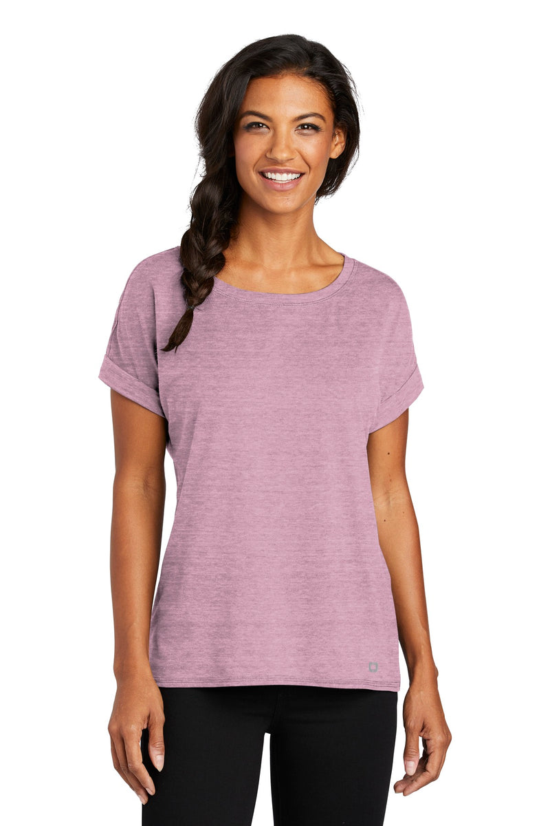 OGIO  ®  Ladies Luuma Cuffed Short Sleeve. LOG800