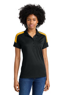 Sport-Tek ®  Women's Competitor   United Polo LST104 - Black/ Gold