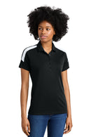 Sport-Tek ®  Women's Competitor   United Polo LST104 - Black/ White
