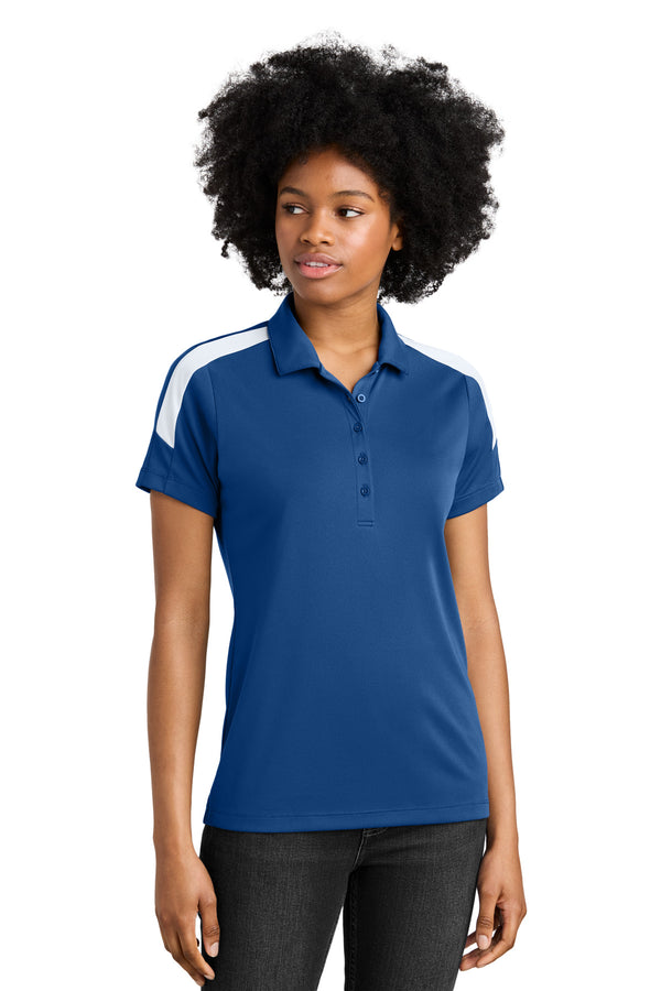Sport-Tek ®  Women's Competitor   United Polo LST104 - Royal/ White