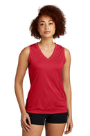 Sport-Tek ®  Women's Sleeveless PosiCharge ®  Competitor V-Neck Tee. LST352