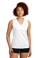 Sport-Tek ®  Women's Sleeveless PosiCharge ®  Competitor V-Neck Tee. LST352