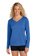 Sport-Tek ®  Women's Long Sleeve PosiCharge ®  Competitor V-Neck Tee. LST353LS - True Royal