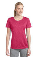 Sport-Tek ®  Women's Heather Contender   Scoop Neck Tee. LST360 - Pink Raspberry Heather