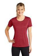 Sport-Tek ®  Women's Heather Contender   Scoop Neck Tee. LST360 - Scarlet Heather