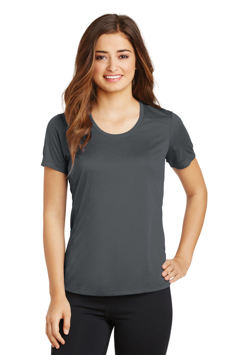 Sport-Tek ®  Ladies PosiCharge ®  Elevate Scoop Neck Tee. LST380