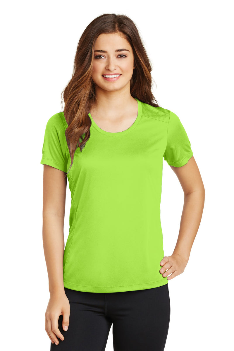 Sport-Tek ®  Ladies PosiCharge ®  Elevate Scoop Neck Tee. LST380
