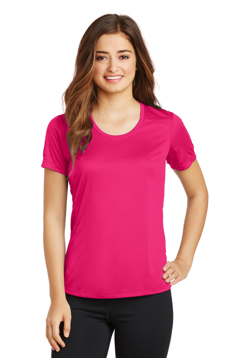 Sport-Tek ®  Ladies PosiCharge ®  Elevate Scoop Neck Tee. LST380