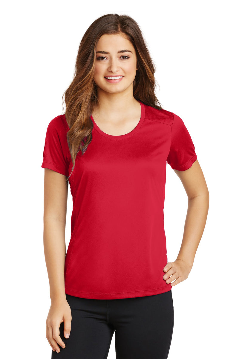 Sport-Tek ®  Ladies PosiCharge ®  Elevate Scoop Neck Tee. LST380