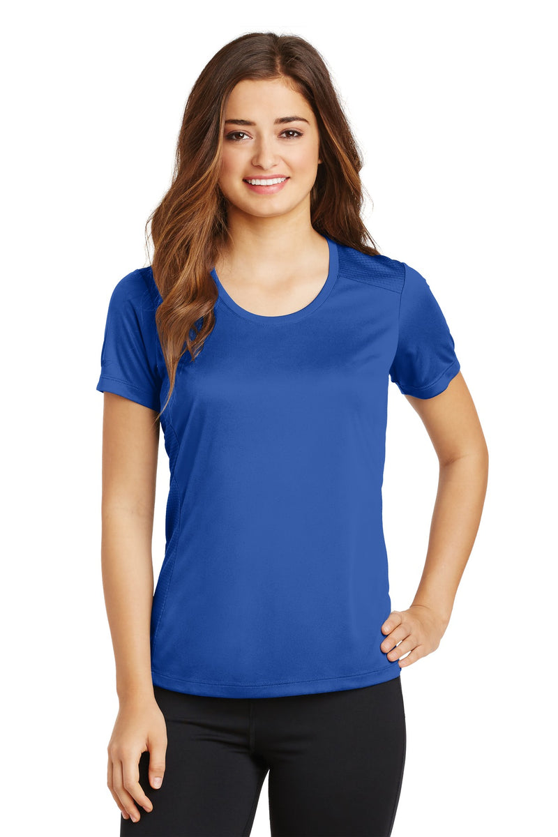 Sport-Tek ®  Ladies PosiCharge ®  Elevate Scoop Neck Tee. LST380