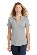 Sport-Tek  ®  Women's PosiCharge  ®  Tri-Blend Wicking Polo. LST405