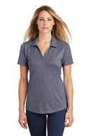 Sport-Tek  ®  Women's PosiCharge  ®  Tri-Blend Wicking Polo. LST405