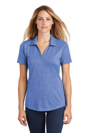 Sport-Tek  ®  Women's PosiCharge  ®  Tri-Blend Wicking Polo. LST405
