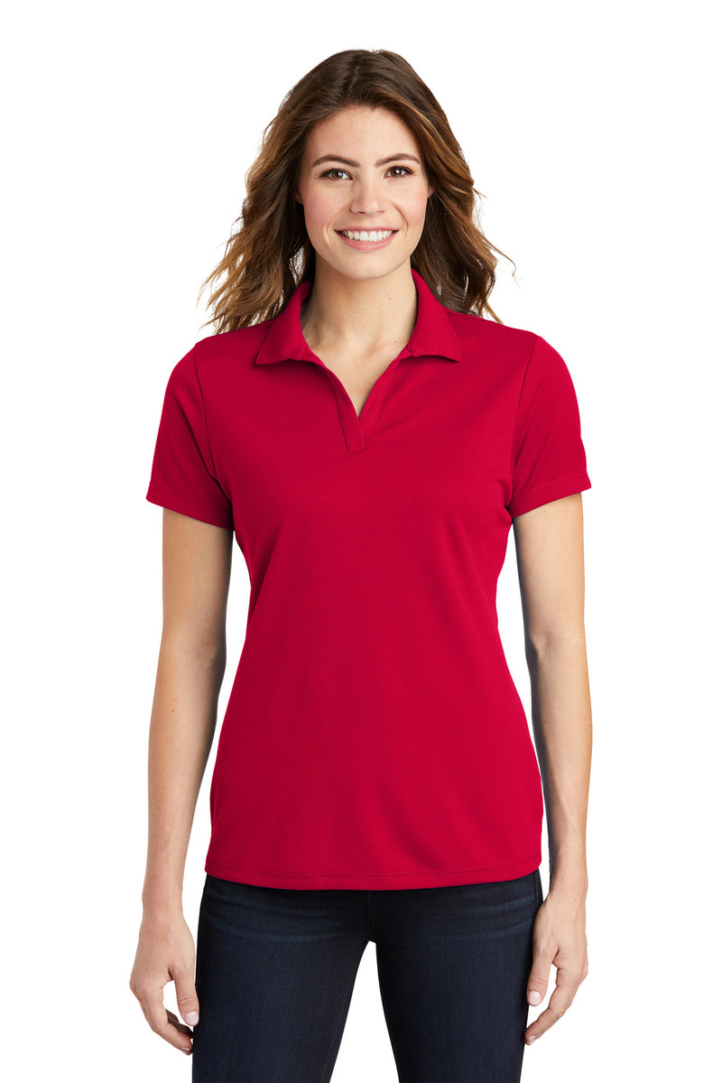 Sport-Tek ®  Women's PosiCharge ®  RacerMesh ®  Polo. LST640 - Deep Red